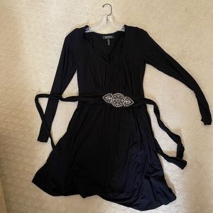 Buffalo black tunic with built in silver buckle